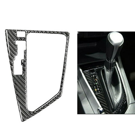 For Toyota For Corolla 14-18 Car Gear Shift Panel Cover Trim Carbon Fiber