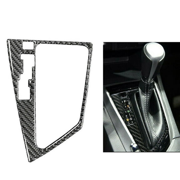 For Toyota For Corolla 14-18 Car Gear Shift Panel Cover Trim Carbon Fiber