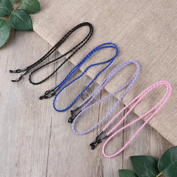 SKISUNO 4Pcs Coils Adjustable Eyeglass Strap Non Slip for Men and Women