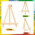 thumbnail image 4 of Caballetes de madera AROIC de 9.4 pulgadas, paquete de 12 para pintar lienzos, 4 of 9