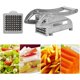 thumbnail image 2 of Cortador de patatas fritas de acero inoxidable, cortador de patatas profesional, picador de verduras fácil con 2 cuchillas intercambiables, ideal para patatas, cebollas, zanahorias y pepino Kuyhfg Bienvenido a Kuyhfg, 2 of 5