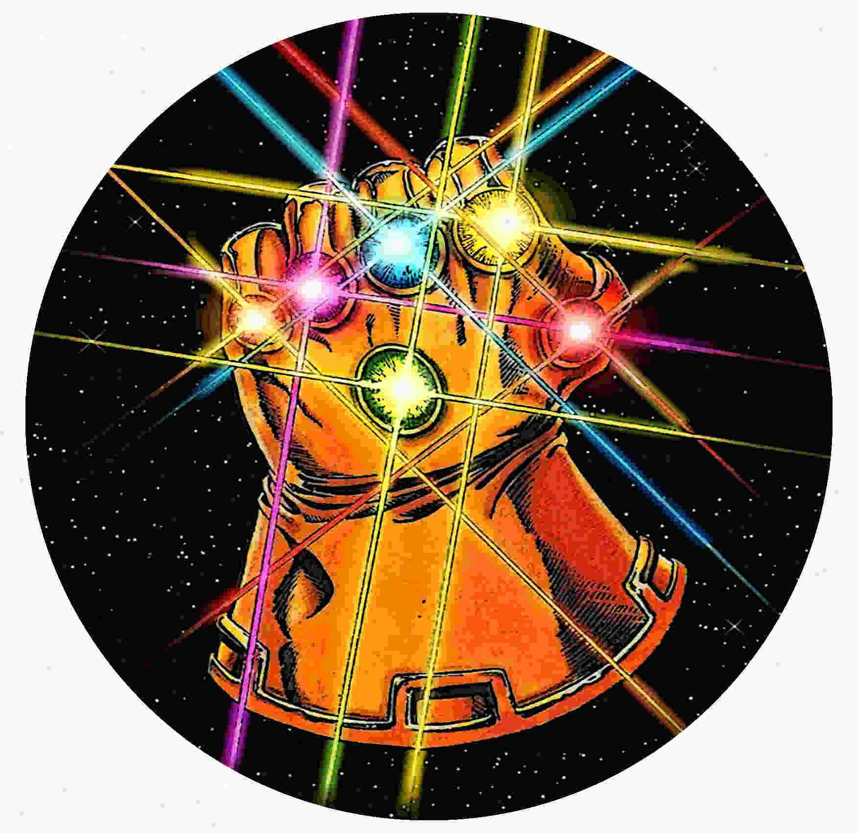 infinity gauntlet tree topper