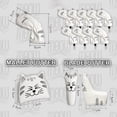 thumbnail image 3 of Maoww Golf Head Covers Mallet Putter Professionals Outdoor Training Equipment Straight White, 3 of 5