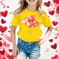 thumbnail image 2 of SNKSDGM Girls Girls Short Sleeve Tops Size 4T Clothes for Girls 10-12 Trendy Kids Erfly Print Short Sleeve T Shirt Tops Casual 3-4 Years, 2 of 4