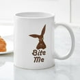 thumbnail image 5 of CafePress - Bite Me Easter Chocolate Bunny Mug - 11 oz Ceramic Mug - Novelty Coffee Tea Cup, 5 of 6