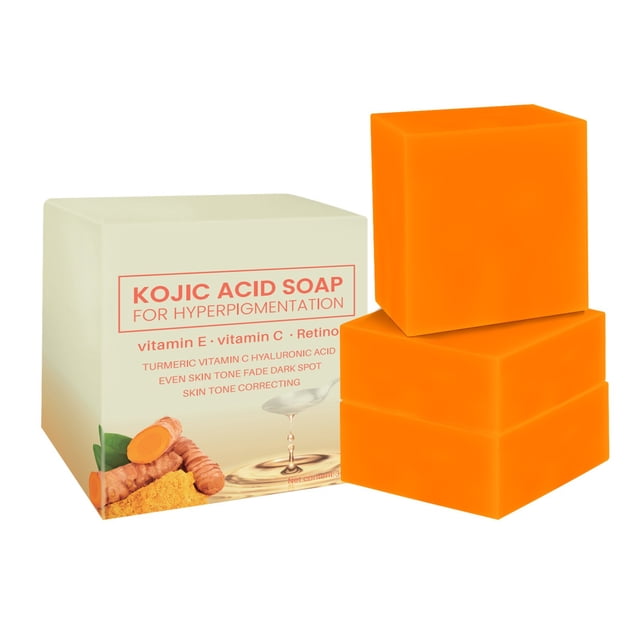 Jabón limpiador facial Jabón kójico Jabón de baño y aceite facial Jabón limpiador (Compre 2 y ahorre 10 %)