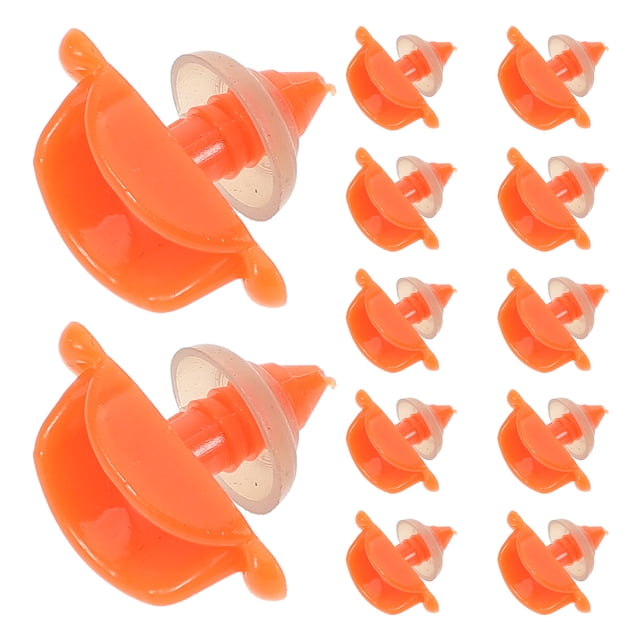 BRIGHTFUFU 50 Uds. De accesorios de pato para bricolaje, pato falso, boca de pato falso de plástico, boca para hacer pato