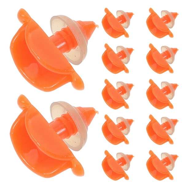 50 piezas de accesorios de pato para bricolaje, boca de plástico para hacer patos.