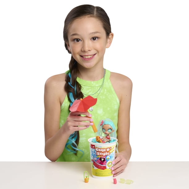 Cup O' Style Surprise Doll & Accessories – 10-Piece Ramen-Themed Collectible Toy For Kids 3+