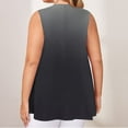 thumbnail image 6 of Htigea Clearance V Neck Tank Tops for Women Casual Sleeveless Shirts Loose Fit Summer Today Sales Black,4XL, 6 of 6