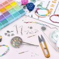 thumbnail image 2 of Perles en Verre Perles pour Fabrication de Bracelets Kit de Fabrication de Bijoux, 2 of 5
