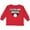Red, variant on Inktastic Cleveland Rocks with Baseball Boys or Girls Long Sleeve Toddler T-Shirt