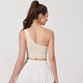 thumbnail image 5 of GHIIYER Backless Sports Bras for Women Push Up Bra One Shoulder Workout Yoga Bras Size L, 5 of 5
