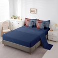thumbnail image 3 of Basketball Bedding Set Twin Size Teens Men Ball Sports Comforter 7 Pieces Basketball Court Sheet Set Soft Microfiber Bed Set,Red Blue, 3 of 5