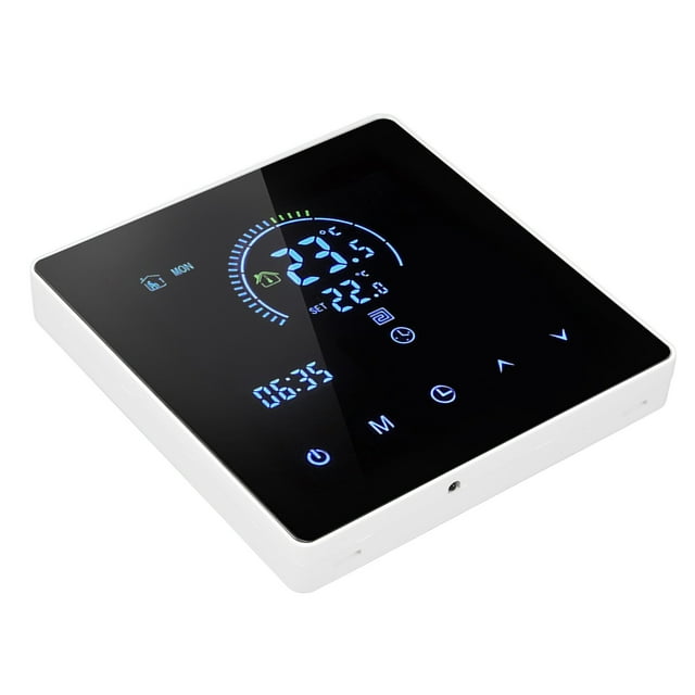 Thermostat Numérique Programmable avec Grand Écran Tactile et Montage Mural - Compatible pour Tuya 3500W AC90-240V