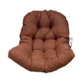 thumbnail image 1 of Cojín colgante para silla tipo huevo, cojín para asiento de silla de exterior, repuesto transpirable, almohadilla para silla oscilante, alfombrilla Marrón, 1 of 9