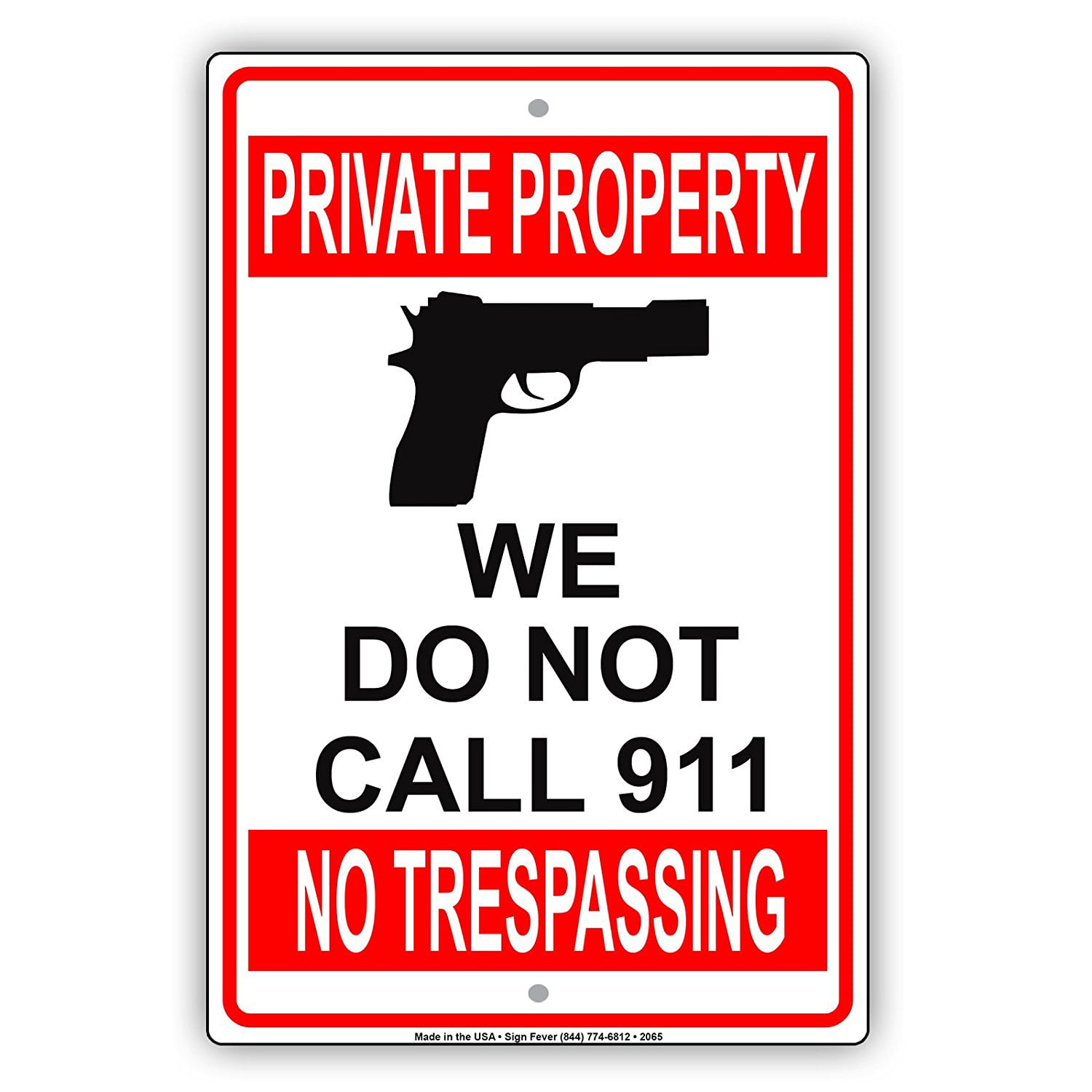 Notice No Trespassing If You Are Found Here Tonight You Will Aluminum Metal Sign 