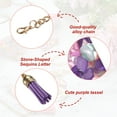 thumbnail image 3 of Letter H Cup Chain, Bag Chain, Key Chain, Cute Decor Accessories (Stone-Shaped), 3 of 6