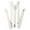 White, variant on Unisex Adjustable Suspenders with Heavy Duty Clips, One Size Fits All for Workwear, Formal Attire and Casual Jeans