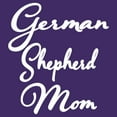 thumbnail image 2 of German Shepherd Mom - Script - Women's Fitted T-Shirt, 2 of 2