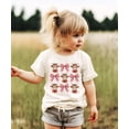 thumbnail image 5 of Christmas Cows and Plaid Holiday Bows Shirt for Women Teens and Girls Festive Winter Tee Natural Shirt 3T, 5 of 6