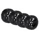 thumbnail image 1 of 4 Piezas 1/8 Escalada RC Car Truck Ruedas Neumáticos Neumáticos Para HSP HPI E-MAXX ZDRacing Negro Macarena Neumáticos de rueda de coche RC, 1 of 7