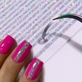 thumbnail image 2 of Pegatinas de uñas de líneas 3D, calcomanías de letras de rayas de Metal de oro rosa plateado, deslizadores de Arte de uñas de Gel curvo, decoración de manicura, 2 of 4