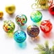 thumbnail image 4 of Nuevos adornos navideños de cristal soplados a mano para colgar, bolas de brujas coloridas, decoración para árbol, bolas de la amistad, decoración para fiestas, 4 of 5