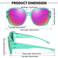 thumbnail image 4 of Gafas de Sol Polarizadas URUMQI para Usar Sobre Anteojos para Mujer, 4 of 9