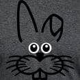 thumbnail image 3 of CafePress - Bunny Rabbit Face Men's Deluxe T Shirt - Mens Tri-blend T-Shirt, 3 of 4
