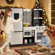 Patiojoy Wooden Kitchen Cooking Toy Chef's Pretend Play Set for Kids