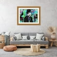thumbnail image 3 of Stephen Chambers 32x25 Gold Ornate Wood Framed With Double Matting Wall Art Titled - Charlie Chaplin 2, 3 of 6