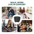 thumbnail image 4 of Welnove Shoe Tongue Pads Memory Foam Shoe Padding Cushion Soft Self Adhesive Inserts Filler for Boots Leather Shoes Loafers,2 Pairs,Size L,Black Color, 4 of 7