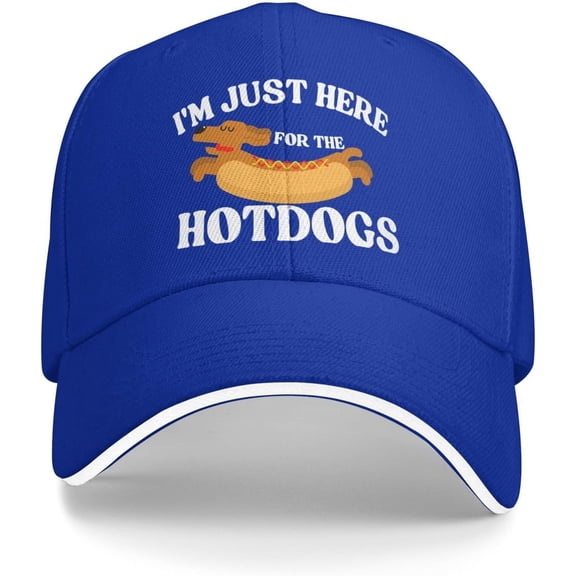 I'm Just Here for The Hotdogs Hat Baseball Cap