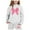 White, variant on Kiijoy Toddler Girls Sweatsuit Bow Graphic Hooded Sweatshirt Joggers Outfits Hoodie Set