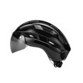 thumbnail image 4 of Casco de bicicleta con visera desmontable kusrkot acolchado suave ventilación y protección para la cabeza Negro, 4 of 8