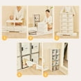 thumbnail image 3 of Shoe Organizer Storage Box, Portable Folding Shoe Rack for Closet with Magnetic Clear Door,Large Sneaker Cabinet Bins Sturdy Easy Assembly 6 Layers-6 Grids, 3 of 6