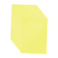 thumbnail image 4 of GUOOL 10 Pieces PVC Sheets DIY Stencil Art Sheet for Decoration Projects DIY Craft Yellow, 4 of 9