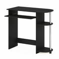 thumbnail image 4 of Furinno Simplistic Easy Assembly Computer Desk, Americano, Stainless Steel Tubes, 4 of 7