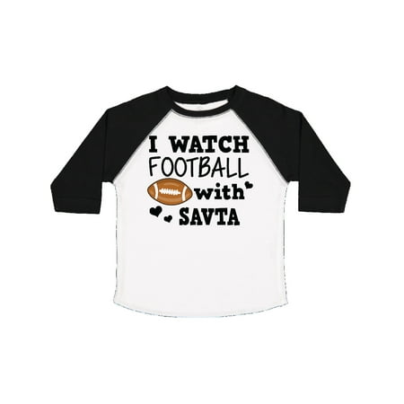 

Inktastic I Watch Football with My Savta Gift Toddler Boy Girl T-Shirt