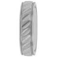 thumbnail image 3 of Mens Tantalum Notch Pattern Grooved Wedding Band, 3 of 3