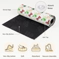 thumbnail image 6 of Area Rugs 5'x7', Candy Fruits Carpet Runner Indoor Outdoor Rugs Home Decor Aesthetic, Vibrant Red Green Summer Rustic Bows Non Slip Mats Washable Accent Rug for Living Room Bedroom, 6 of 8