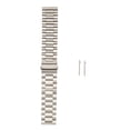 thumbnail image 1 of Correa de acero universal de 22 mm Bling Bling para reloj Huawei GT 3 color plateado, 1 of 12