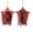 Red, variant on XHKUYI Hanging Ghost Decoration 9.1 Inch, Yellow Chain Ghost Prop with Draped Figure Bone Accent and Hanging Loop, for Halloween Tree Branch Porch Ceiling Doorway Party Display