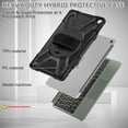 thumbnail image 3 of ELEHOLD Rugged Case for Amazon Fire Max 11 Tablet Case for Kids Adult, Heavy Duty Shockproof Case with Rotating Hand Strap Kickstand Function Hybrid Cover for Fire Max 11 ,Black, 3 of 12