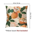thumbnail image 4 of nygtbtfer  Cartoon Orange Throw Pillow Covers Fresh Oranges Pillow Covers for Home Sofa Bed Couch for Kids Boys Girls Cartoon Citrus Fruit Cushion Covers Fruit Style Pillowcases, Set of 2 White, 4 of 7