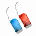 thumbnail image 2 of Linterna LED de emergencia para exteriores, minimanual, con manivela (roja y azul), 2 of 14
