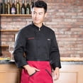 thumbnail image 2 of Chaqueta de Chef Profesional Chaqueta de Panadero Ropa de Chef Gastronomía Chef Panadero SG, 2 of 9