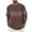 Brown, variant on Mens Summer Fshion Tops Shirts 2025 Plus Size Print Round Neck Casual Fashion Short Sleeve Round-Neck Blouses Shirts