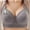 Gray, variant on Ayfxijin Bras for Women No Underwire,Woman's Wireless Bras Printing Gathered Together Large Size Daily Bra Underwear